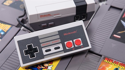 Nintendo video game console and controller