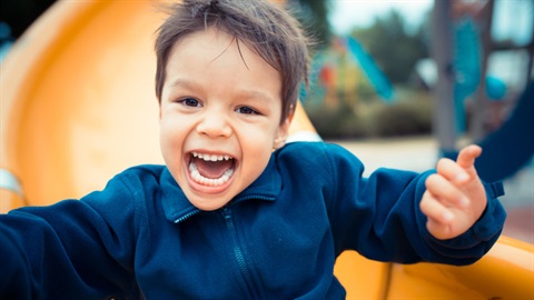 child playing