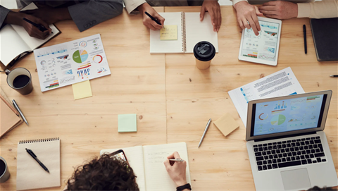 Group of people at a meeting