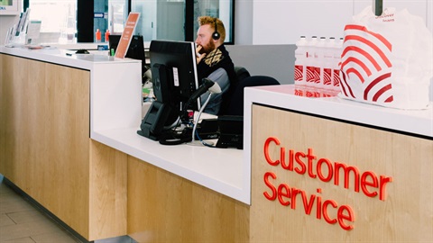 customer service desk