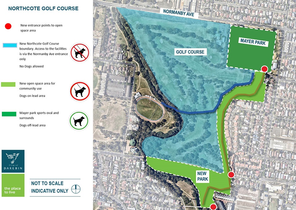 Northcote Golf Course - new layout