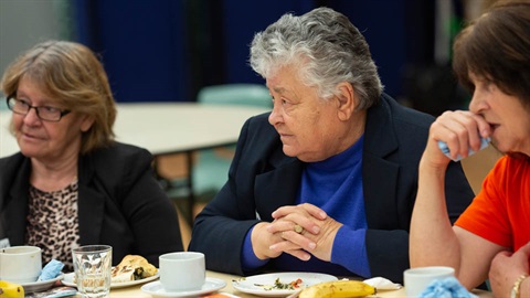 older women at table