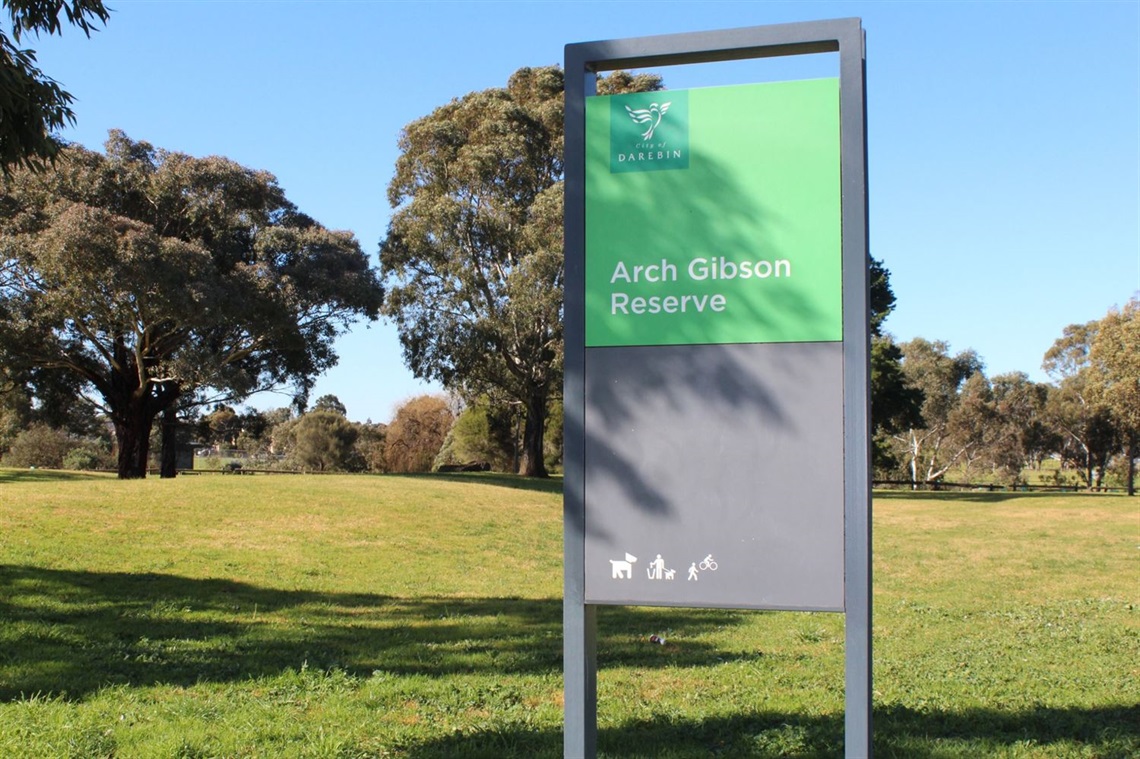 Arch Gibson Sign