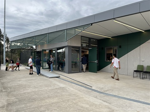 KP Hardiman Reserve Pavilion entrance.jpeg