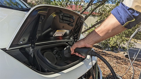 Charging an electric vehicle