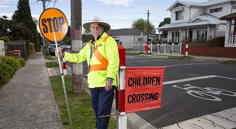 School Crossingman Ken Price