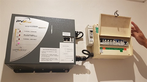 Bos inverter and fusebox