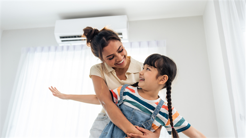 darebin energy upgrades split system mum child air con