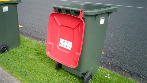 Red bin